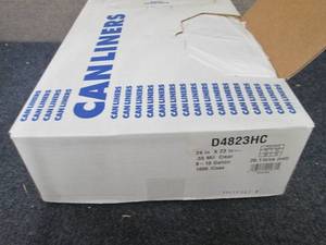 Case of 1000- 8-10 Gallon Clear Tra...