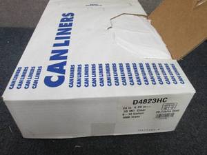 Case of 1000- 8-10 Gallon Clear Tra...
