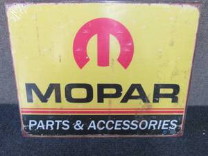 Metal  Mopar Sign 16x12.5 inches...