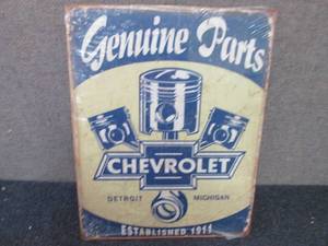 Metal Chevrolet Sign 16x12.5 inches...