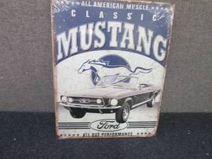Metal Mustang Sign 16x12.5 inches...