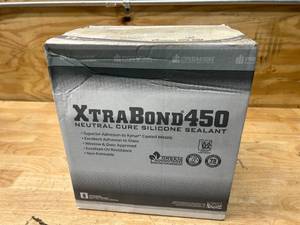 lot 73 image: PREMIER BUILDING SOLUTIONS Case of Xtra Bond 450 Neutral Cure Silicone Sealant- Clear (24 tubes)