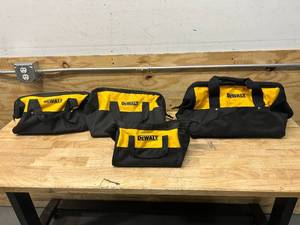 lot 56 image: DEWALT Lot of 4- Tool Bags
