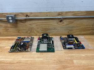 lot 33 image: Lot of 3 Computer Motherboards