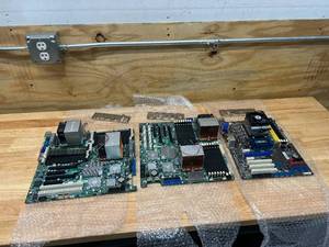lot 95 image: Lot of 3- Motherboards