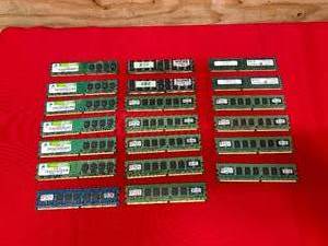 lot 99 image: Lot of 20- Computer Ram Sticks- 1GB and 2GB