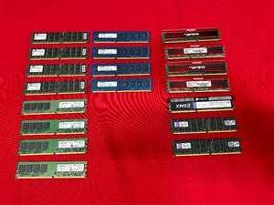 lot 100 image: Lot of 19 Computer Ram Sticks- 4GB and 8GB