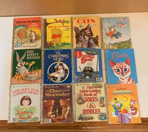 lot 7 image: 12 Childrens Golden Books Bugs