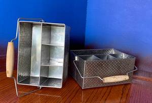 lot 27 image: 2 Stainless Steel Condiments Holders
