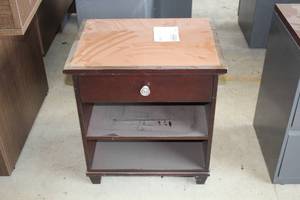 lot 666 image: Side Table 1-drawer2-shelf
