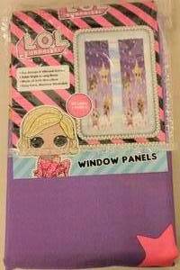 lot 123 image: L.O.L. Surprise Window Panels 2pc