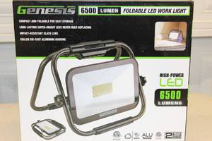 lot 154 image: Genesis 6500 Lumen Foldable LED Work Light