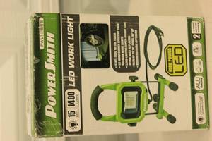 lot 155 image: Power Smith PWL1115BS 15w 1400 Lumen Portable LED Work Light