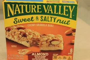 lot 162 image: 6ct Box of Natures Valley Almond Granola Bar