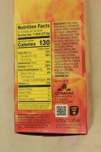 lot 165 image: Box of Slim Jim Meat Sticks Nacho Flavor