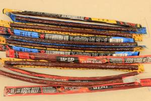 lot 248 image: 12ct Assorted Jack Links Meat Sticks Hot, Mild, Wild Heat