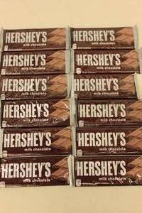 lot 278 image: 12ct Hersheys Milk Chocolate Candy Bar