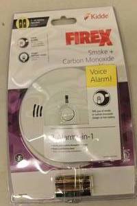lot 143 image: Kidde Firex Smoke  Carbon Monoxide Voice Alarm
