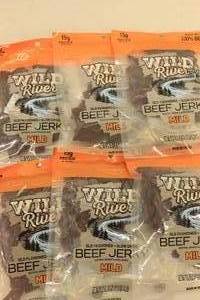 lot 263 image: 6ct Wild River Old Fashioned Slow Dried Beef Jerky Mild Flavor
