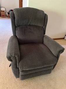 Gray Rocking Recliner