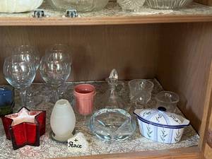 Decorative Glassware and Decorations