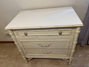 Vintage Thomasville Faux Bamboo Dresser