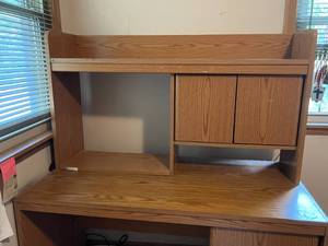 2 Piece wood Desk