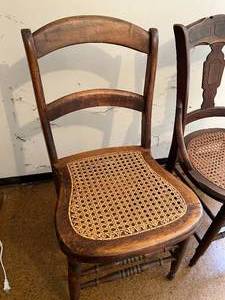 2 Vintage Wood Chairs