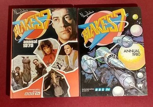 Vintage 1979 & 1980 Blakes 7 British TV Show Annuals