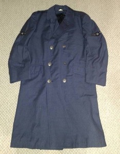 Vintage 1967 Blue Air Force Wool Overcoat