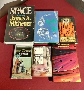 (6) Fiction Space Books - Nice Variety