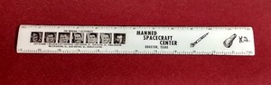 Vintage 1960s Original 7 Astronauts Ruler