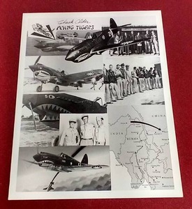 Autographed Chuck Older 8x10 Photo - WW2 US Flying Tigers Ace