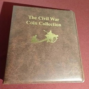 Civil War Coin Collection in Album
