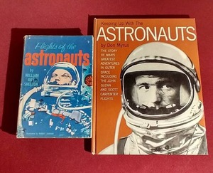 Vintage Early 1960s Books on First Astronauts