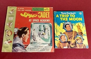 1950s Tom Corbett Lot - Record & Book