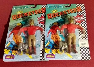 (2) Vintage The Rocketeer Bend-Ems