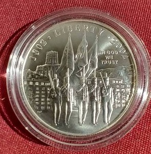 2002 West Point Commemorative Silver Dollar - 90% Silver