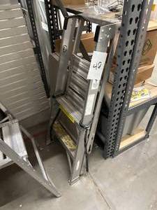 2 step aluminum ladder