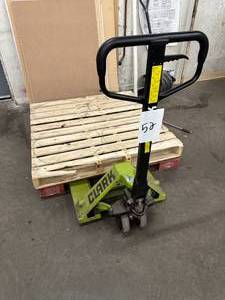 Green Clark pallet Jack