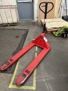 Red pallet jack