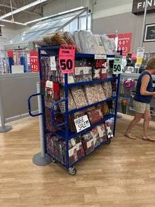 Blue 4-Shelf Cart 48x58x20 Merchandise not included