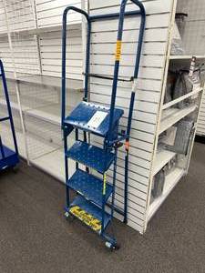 Blue 4 step Ladder