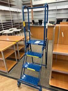 Blue 4 step Ladder