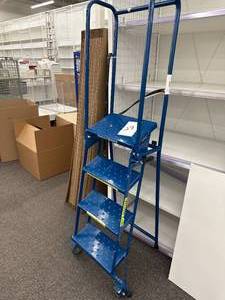 Blue 4 step Ladder