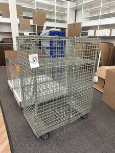 Rolling rack cart without blue piece