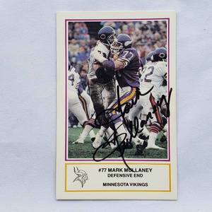 lot 21 image: Mark Mullaney 1984 Burger King Pillsbury Card No. 7, In Person Autograph