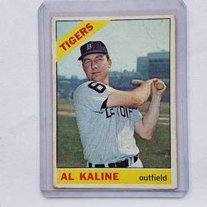 lot 36 image: Al Kaline 1966 Topps No. 410