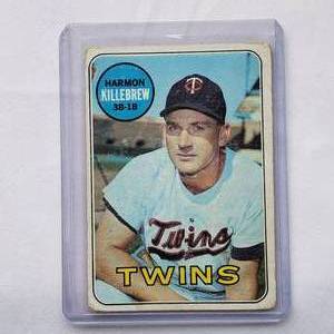lot 39 image: Harmon Killebrew 1969 Topps No. 375