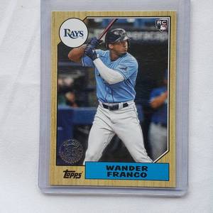 lot 86 image: Wander Franco Rookie 2022 Topps No. T87-23
